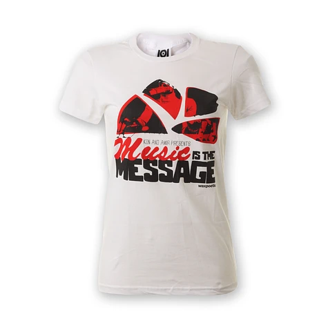 101 Apparel x Kon & Amir - Music Is The Message Women T-Shirt