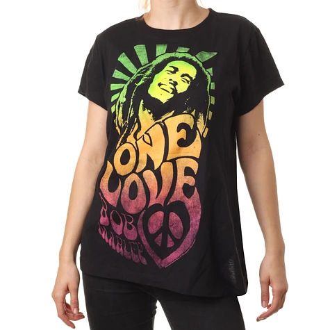 Bob Marley - One Love Heart Peace Women Oversized T-Shirt