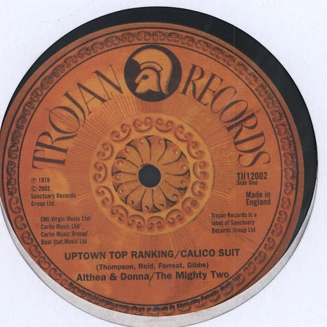 Althea & Donna / The Mighty Two, Marcia Aitken / Trinity - Uptown Top Ranking / I'm Still In Love