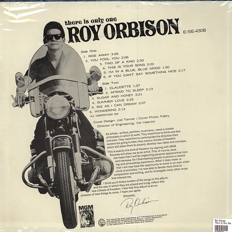 Roy Orbison - There Is Only One