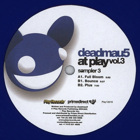 Deadmau5 - At Play 3 Sampler EP 3