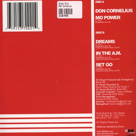 Black Milk - Don Cornelius