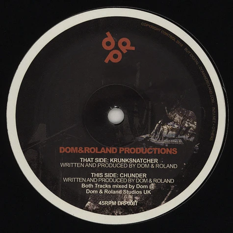 Dom & Roland - Krunksnatcher / Chunder