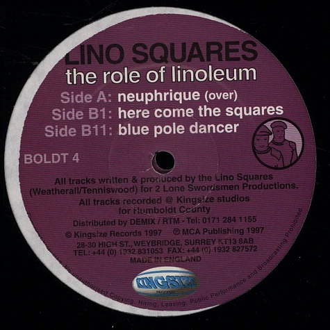 Lino Squares - The Role Of Linoleum