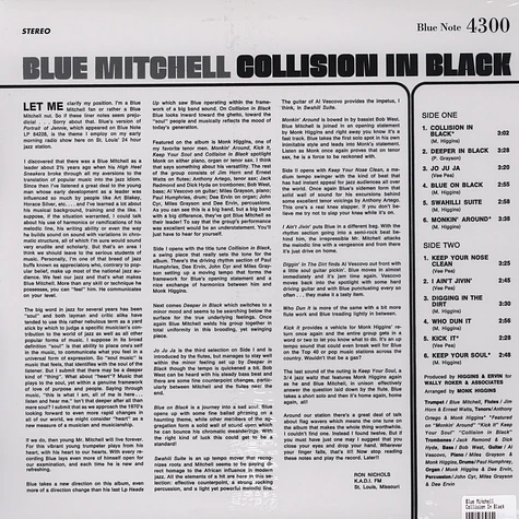 Blue Mitchell - Collision In Black