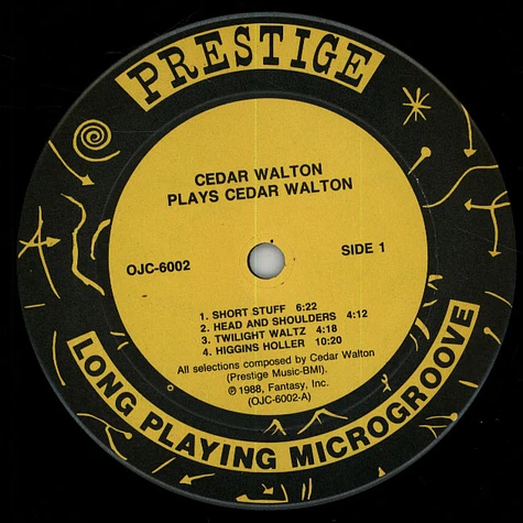 Cedar Walton - Plays Cedar Walton - The Prestige Collection