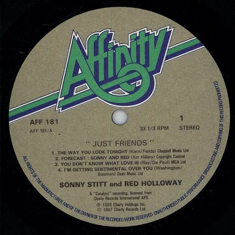 Sonny Stitt & Red Holloway - Just Friends