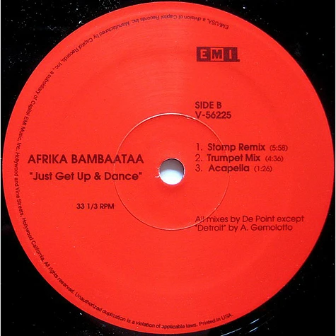 Afrika Bambaataa - Just Get Up And Dance