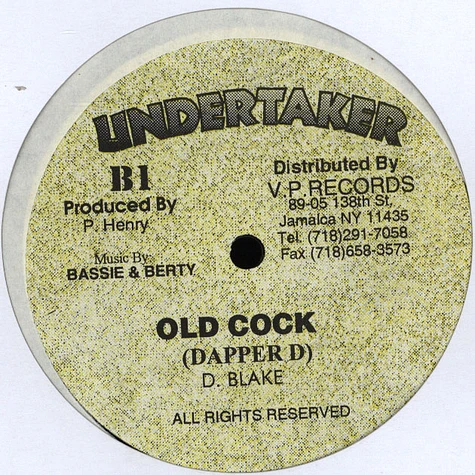 Richie Teck / Dapper D - Stop Talk / Old Cock