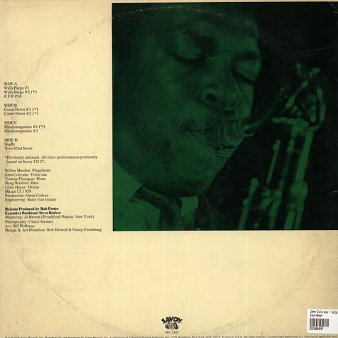 John Coltrane / Wilbur Harden - Countdown