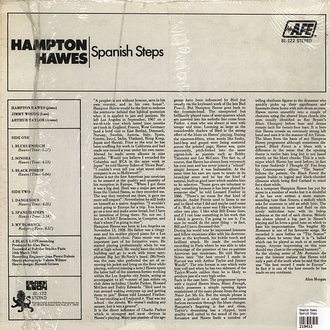 Hampton Hawes - Spanish Steps