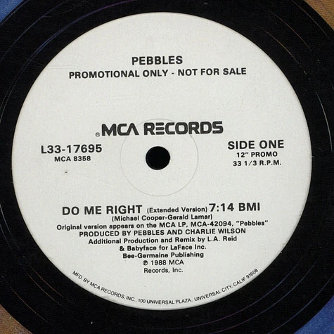Pebbles - Do me right