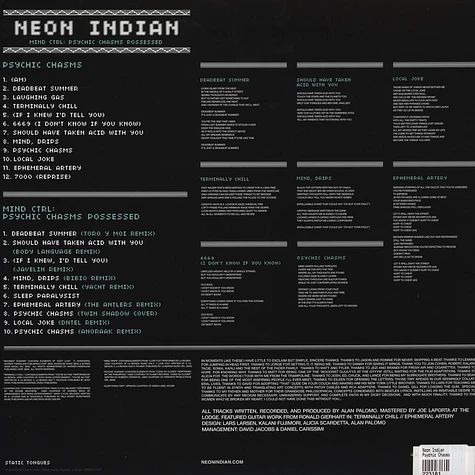 Neon Indian - Psychic Chasms
