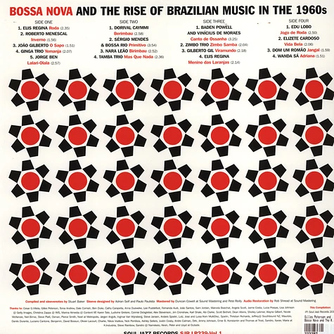 Gilles Peterson and Stuart Baker - Bossa Nova and The Rise of Brazilian Music in the 1960s LP 1