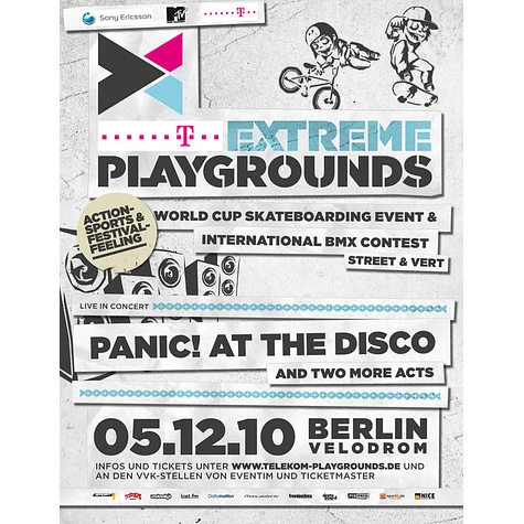Telekom Extreme Playgrounds - Ticket für Berlin, 05.12.2010 @ Velodrom