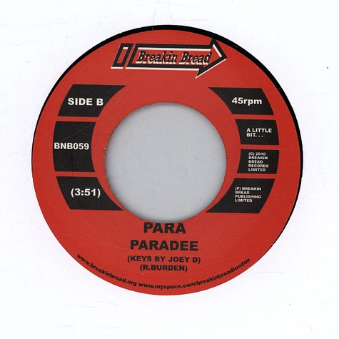 Para - It's Just Our Way / Paradee
