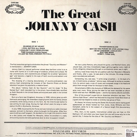 Johnny Cash - The Great Johnny Cash