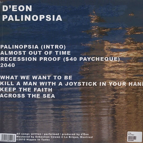D'eon - Palinopsia