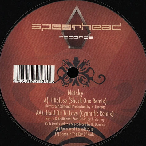 Netsky - I Refuse Shock One Remix / Hold On To Love Cyantific