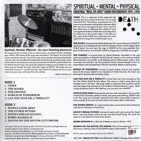 Death - Spiritual, Mental, Physical