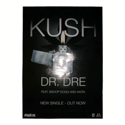 Dr. Dre - Kush feat. Snoop Dog & Akon Single Poster