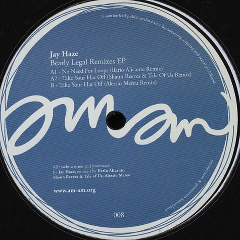 Jay Haze - Bearly Legal Remixes EP