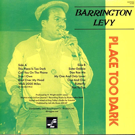 Barrington Levy - Place Too Dark
