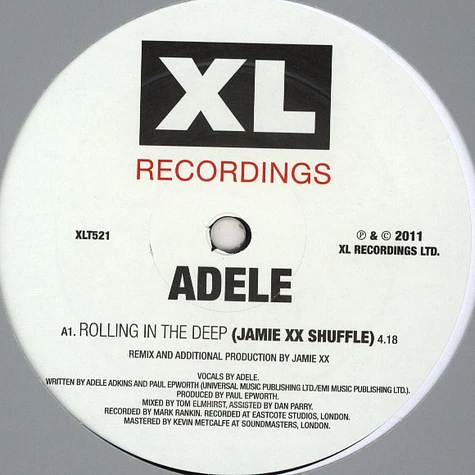 Adele - Rolling In The Deep Jamie XX Remix