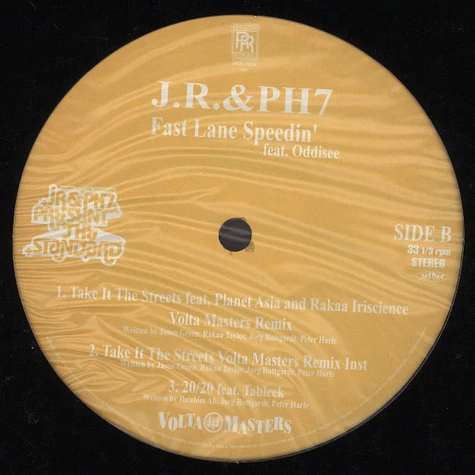 JR&PH7 - Fast Lane Speedin Feat. Oddisee Volta Masters Remix