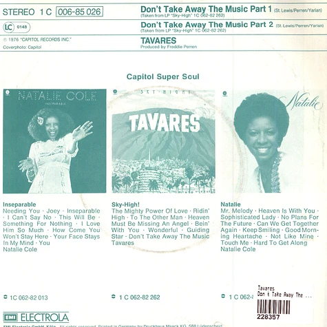 Tavares - Don't Take Away The Music Part 1