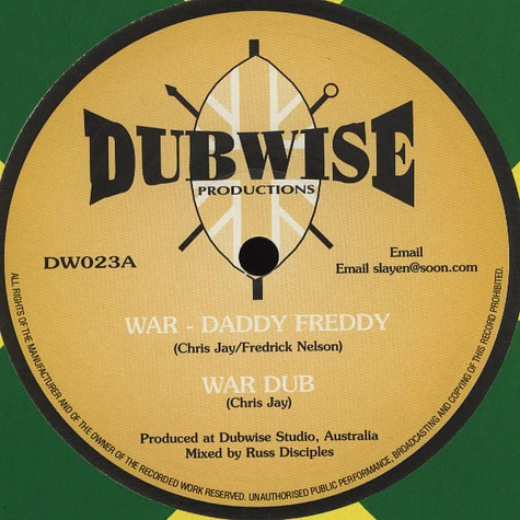 Daddy Freddy - War
