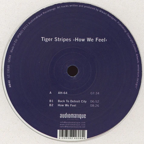 Tiger Stripes - How We Feel