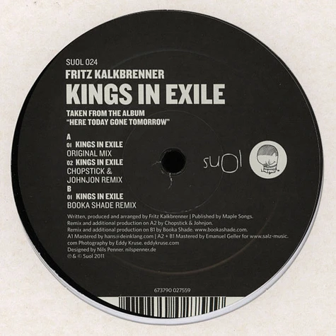 Fritz Kalkbrenner - Kings In Exile Booka Shade Remix
