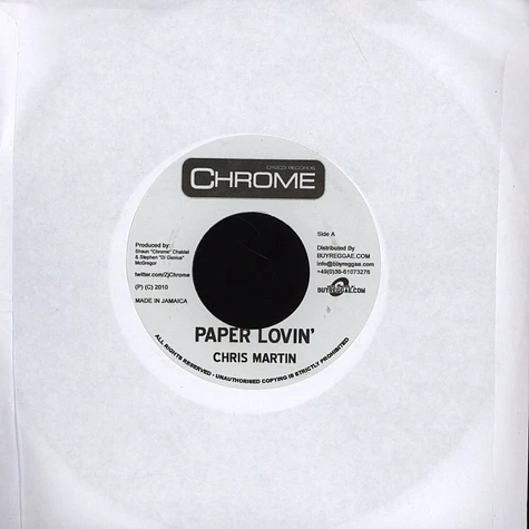 Chris Martin - Paper Lovin