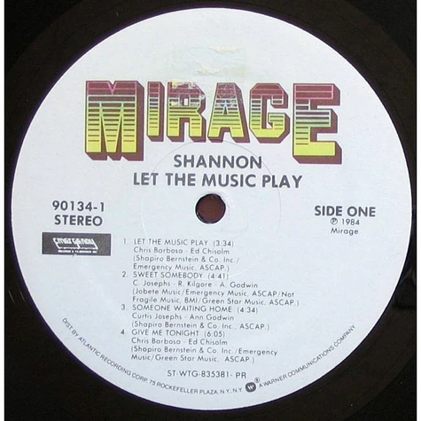 Shannon - Let The Music Play