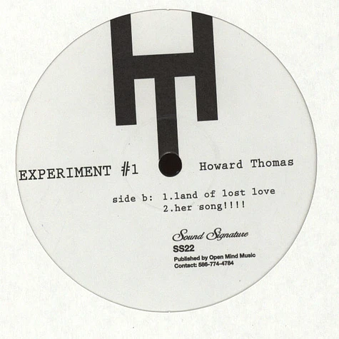 Howard Thomas - Experiment #1