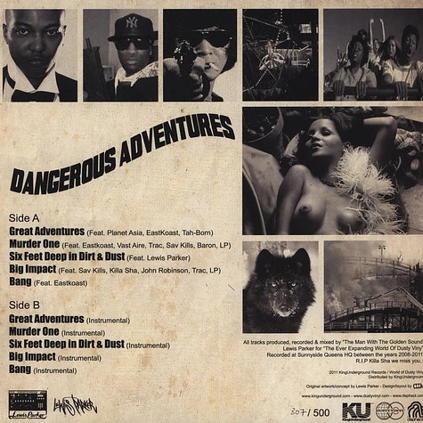 Lewis Parker - Dangerous Adventures EP
