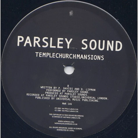 Parsley Sounds（LP）Mo Wax