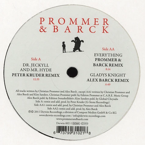 Prommer & Barck - Dr Jeckyll And Mr Hyde Peter Kruder Remix