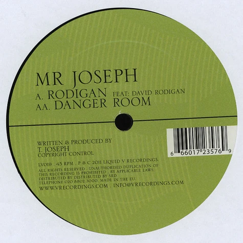 Mr Joseph - Rodigan feat. David Rodigan