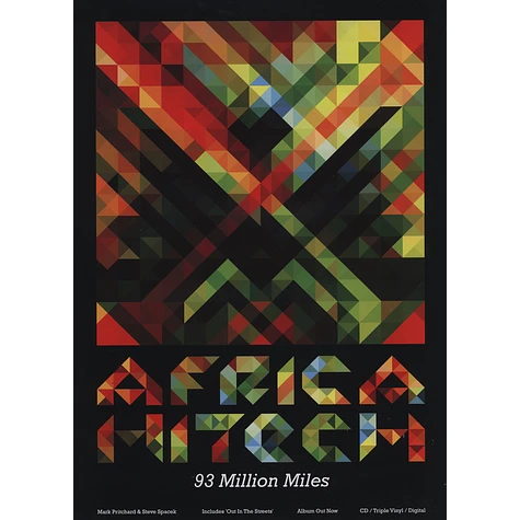 Africa Hitech (Mark Pritchard & Steve Spacek) - 93 Million Miles Poster