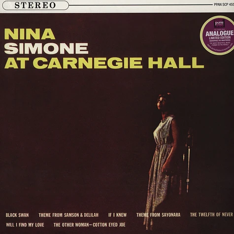 Nina Simone - At Carnegie Hall