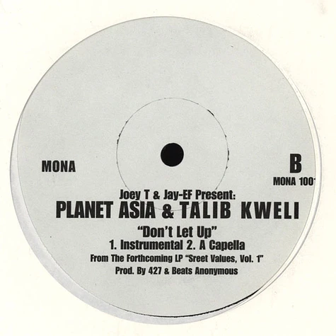 Planet Asia & Talib Kweli - Don't Let Up