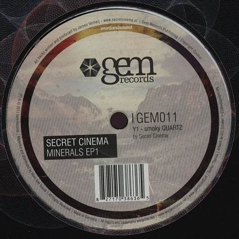 Secret Cinema - Minerals EP 1