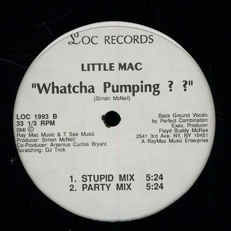 Little Mac - Whatcha Pumping??