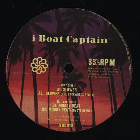 I Boat Captain - Slower / Moody Beat