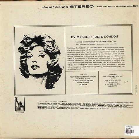 Julie London - By Myself