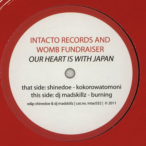 Intacto Records And Womb Fundraiser - Our Heart Is With Japan