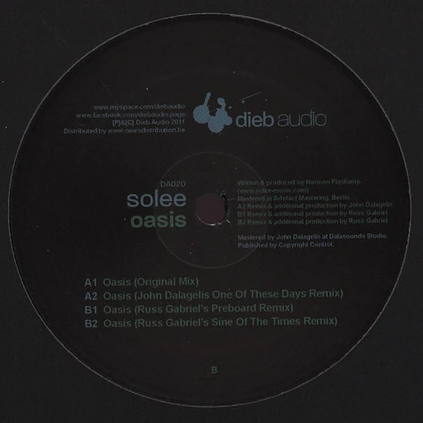 Solee - Oasis John Dalagelis & Russ Gabriel Remix