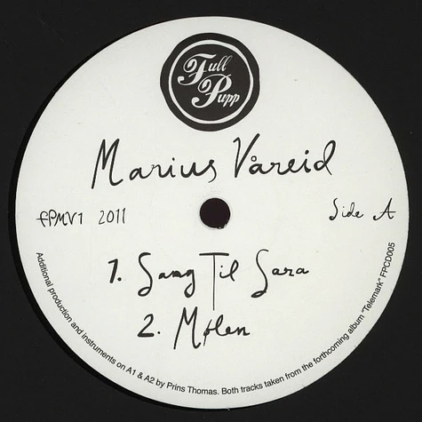 Marius Vareid - Sang Til Sara